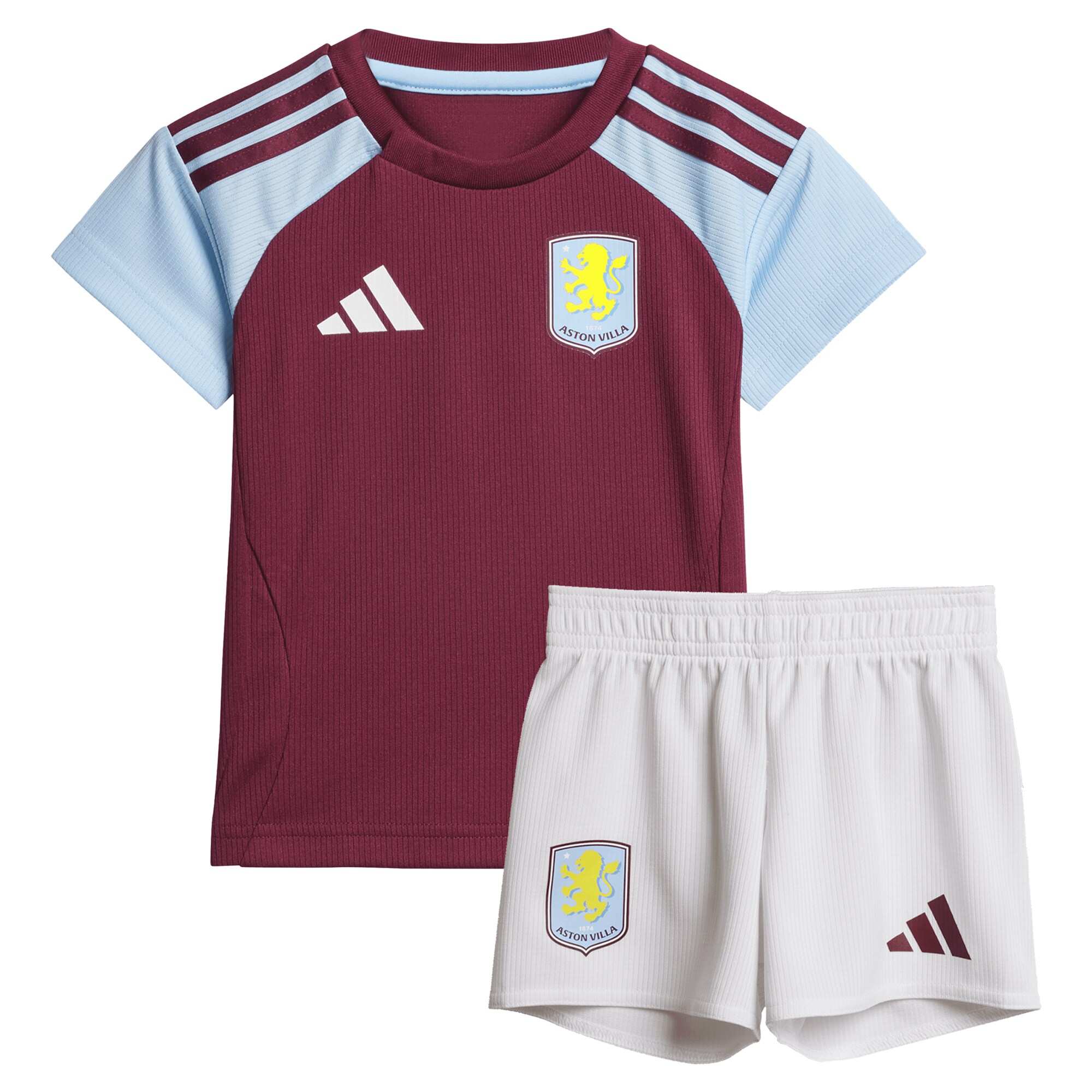 aston villa adidas home baby kit 2024-25 with a.garcía 16 printing Collection | Authentic Aston Villa Shirts