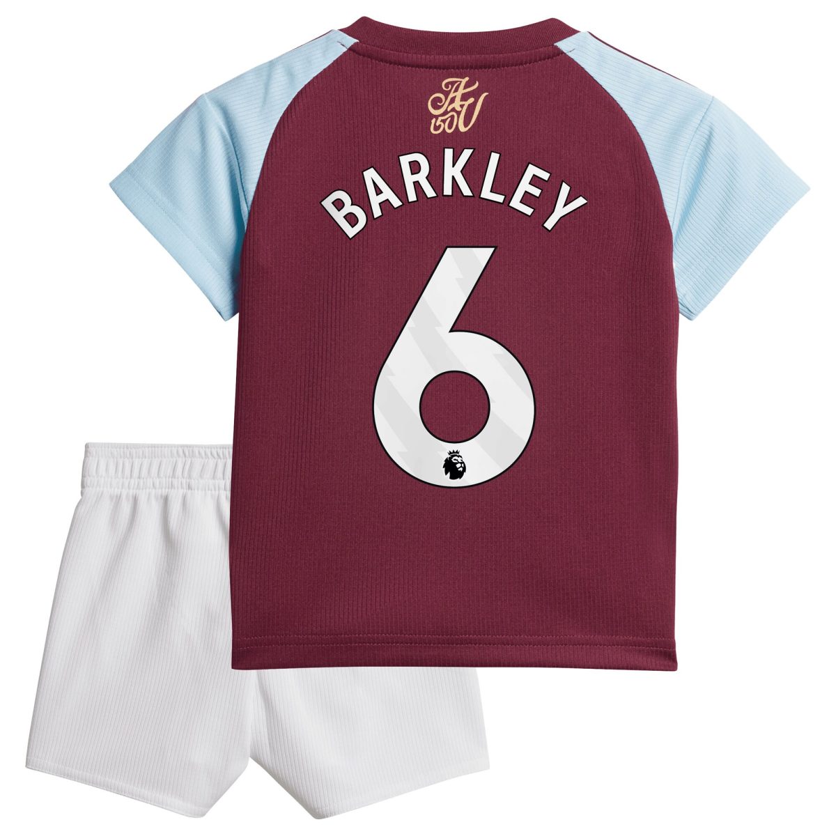 aston villa adidas home baby kit 2024-25 with barkley 6 printing Collection | Authentic Aston Villa Shirts