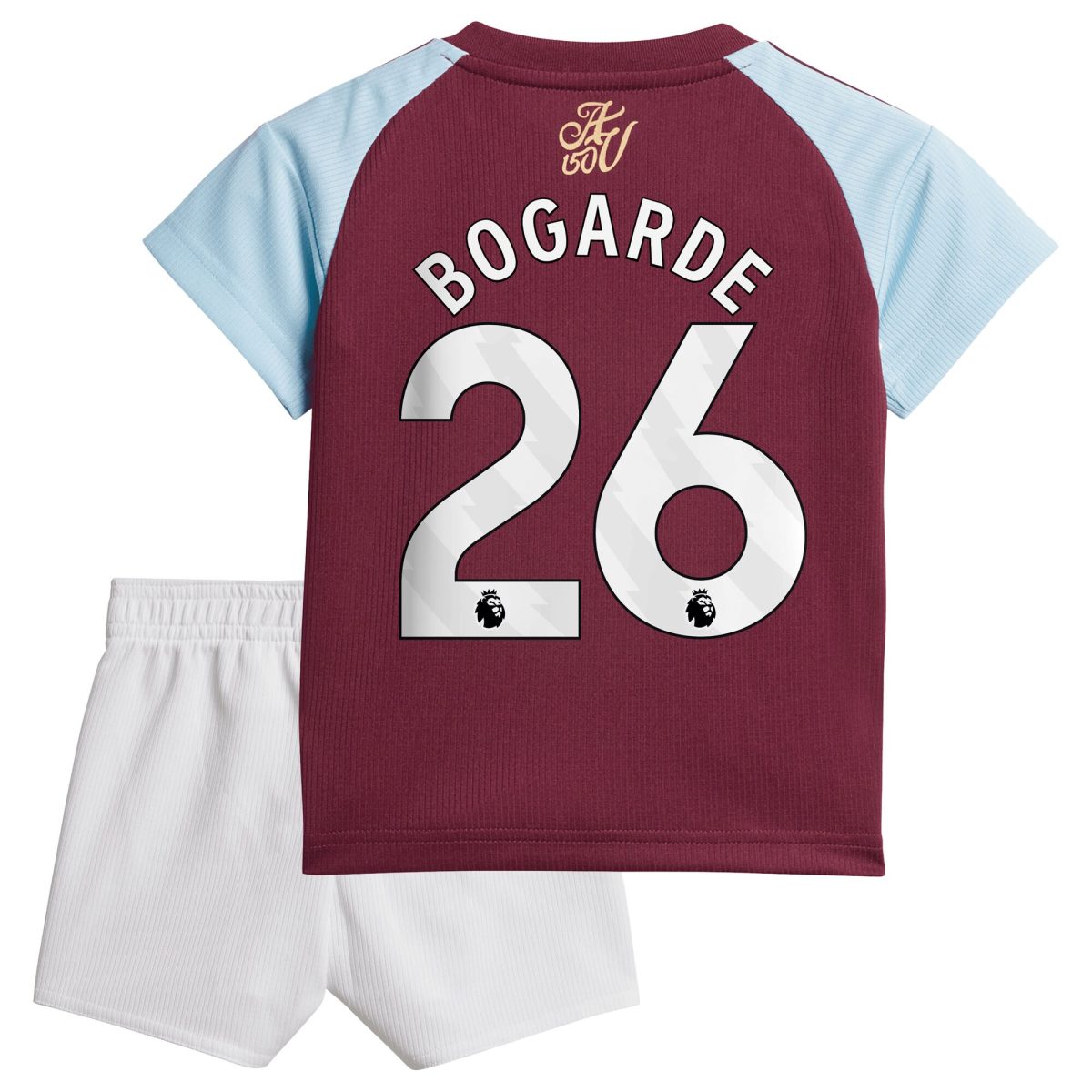 aston villa adidas home baby kit 2024-25 with bogarde 26 printing Collection | Authentic Aston Villa Shirts