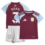 aston villa adidas home baby kit 2024-25 with disasi 3 printing Collection | Authentic Aston Villa Shirts