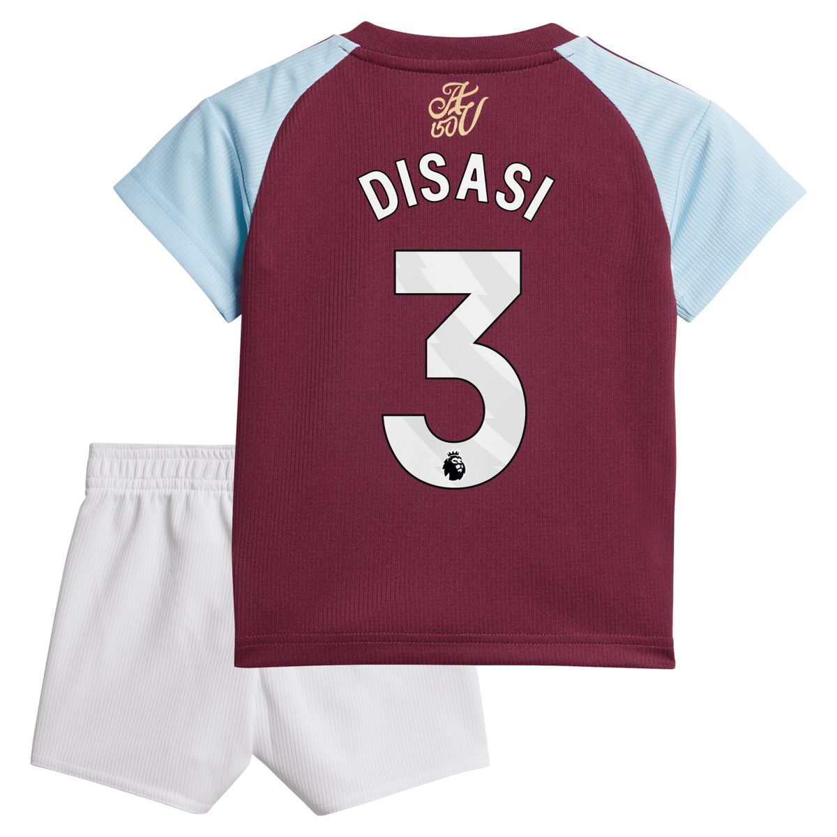 aston villa adidas home baby kit 2024-25 with disasi 3 printing Collection | Authentic Aston Villa Shirts