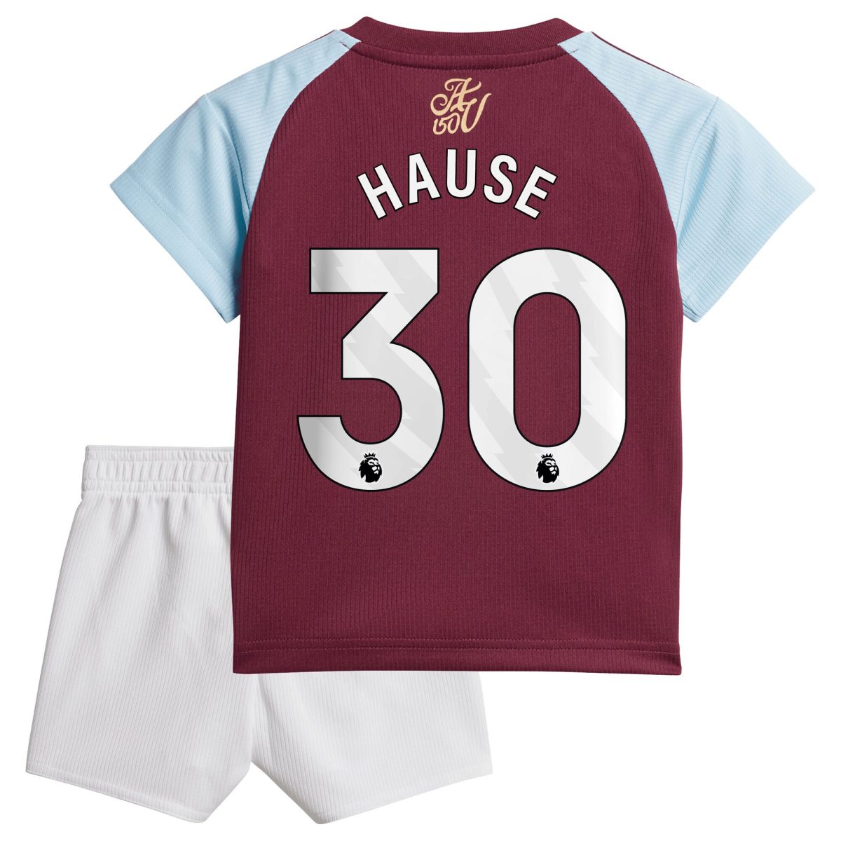 aston villa adidas home baby kit 2024-25 with hause 30 printing Collection | Authentic Aston Villa Shirts