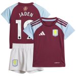 aston villa adidas home baby kit 2024-25 with jaden 19 printing Collection | Authentic Aston Villa Shirts