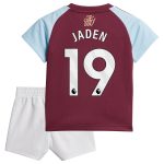 aston villa adidas home baby kit 2024-25 with jaden 19 printing Collection | Authentic Aston Villa Shirts