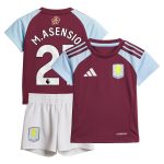 aston villa adidas home baby kit 2024-25 with m.asensio 21 printing Collection | Authentic Aston Villa Shirts