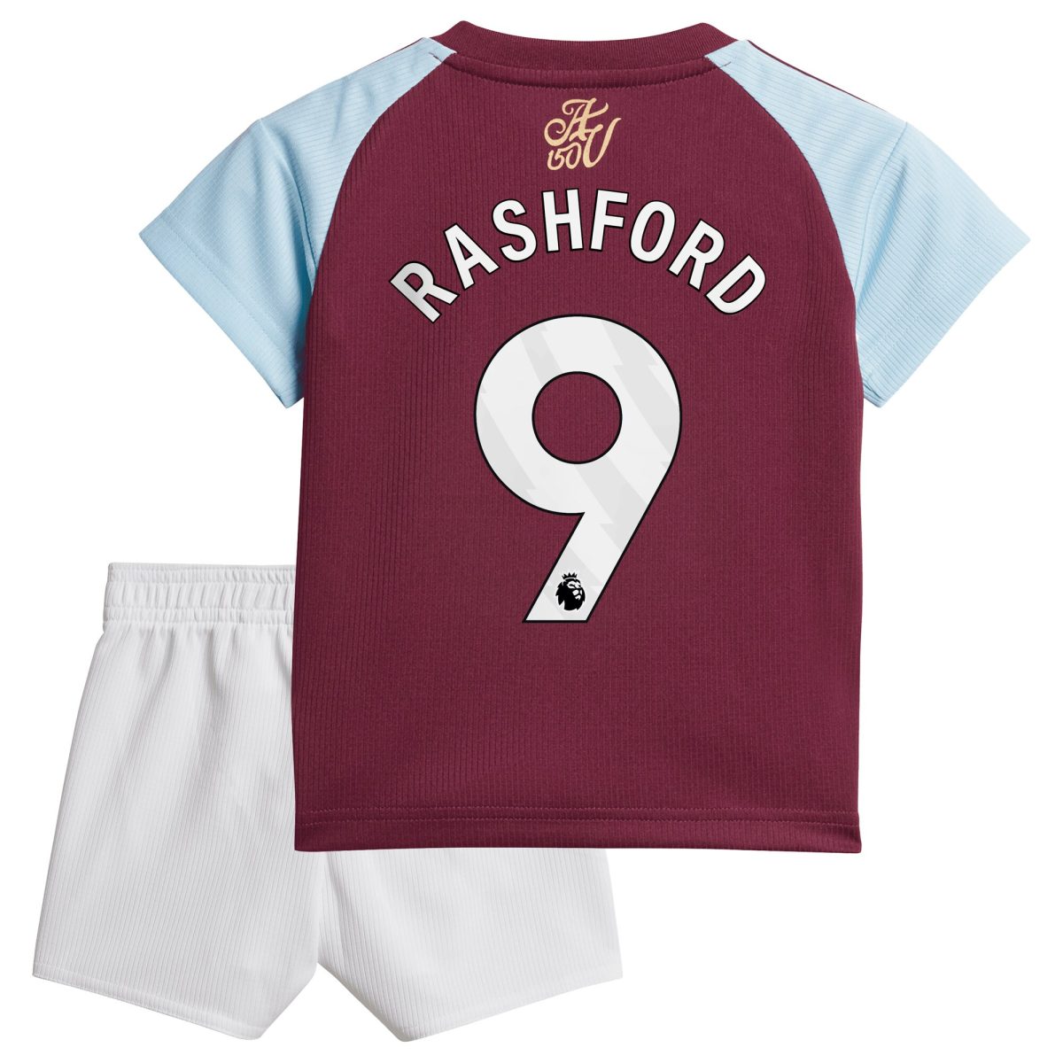 aston villa adidas home baby kit 2024-25 with rashford 9 printing Collection | Authentic Aston Villa Shirts