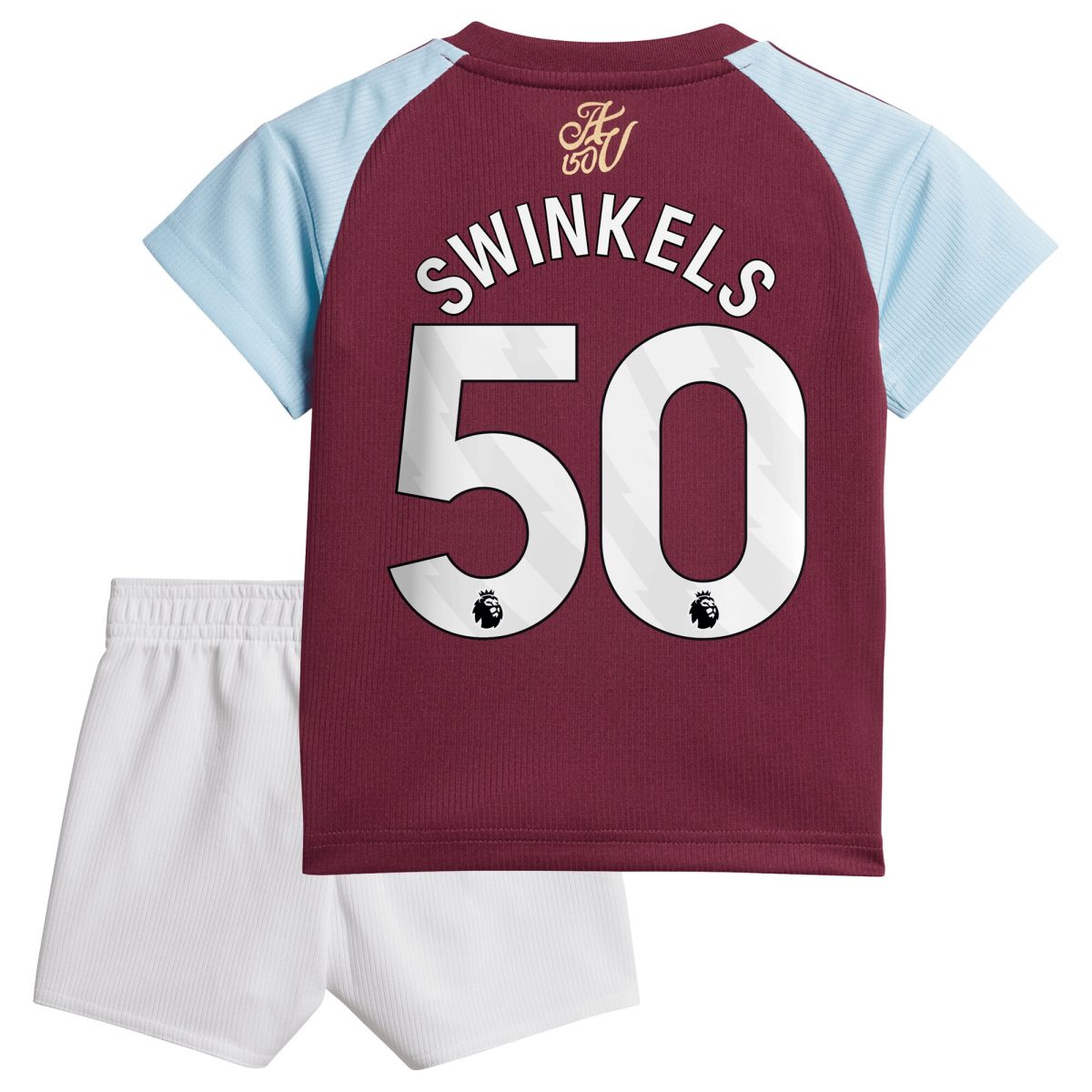 aston villa adidas home baby kit 2024-25 with swinkels 50 printing Collection | Authentic Aston Villa Shirts