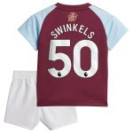 aston villa adidas home baby kit 2024-25 with swinkels 50 printing Collection | Authentic Aston Villa Shirts