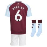 aston villa adidas home mini kit 2024-25 with barkley 6 printing Collection | Authentic Aston Villa Shirts