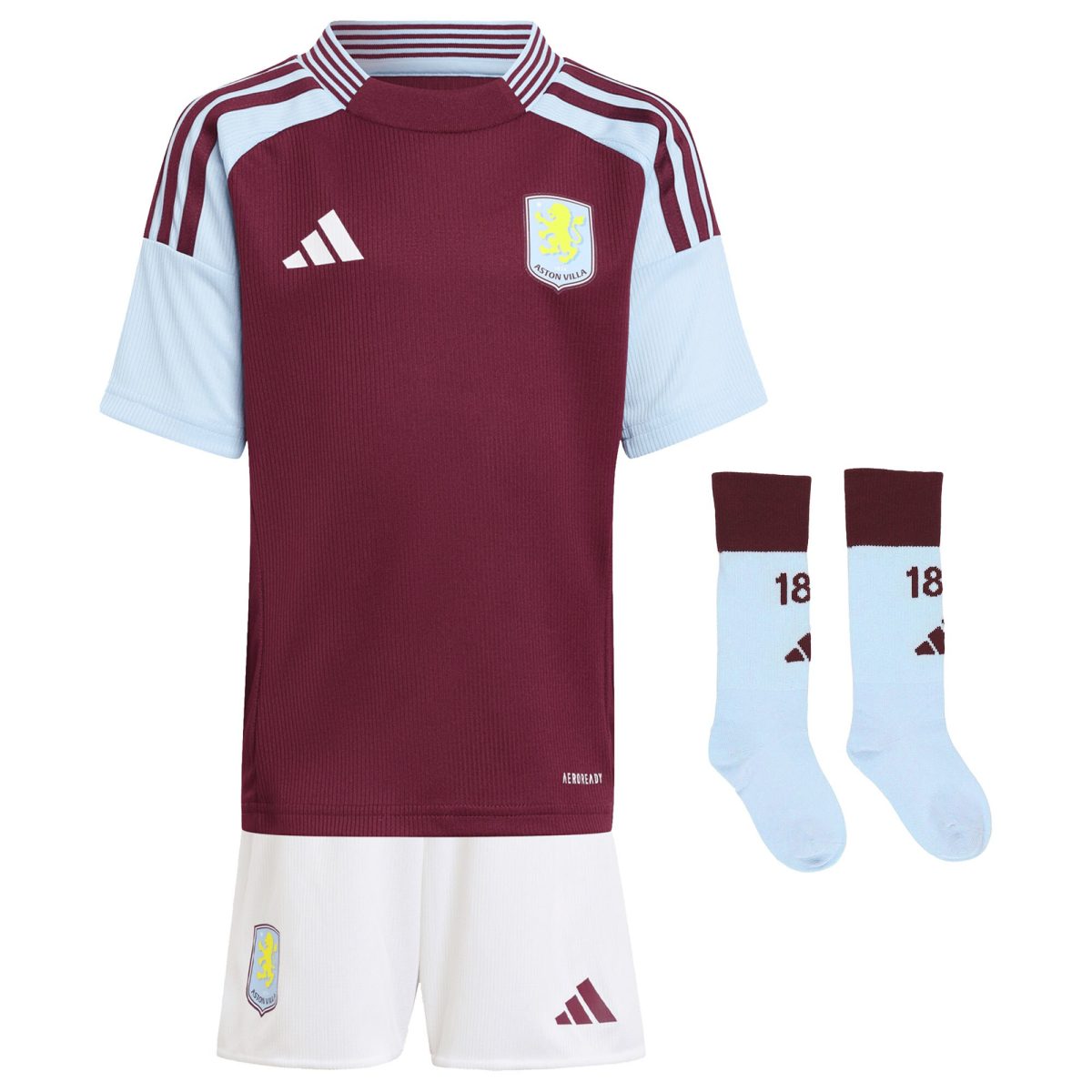 aston villa adidas home mini kit 2024-25 with bogarde 26 printing Collection | Authentic Aston Villa Shirts