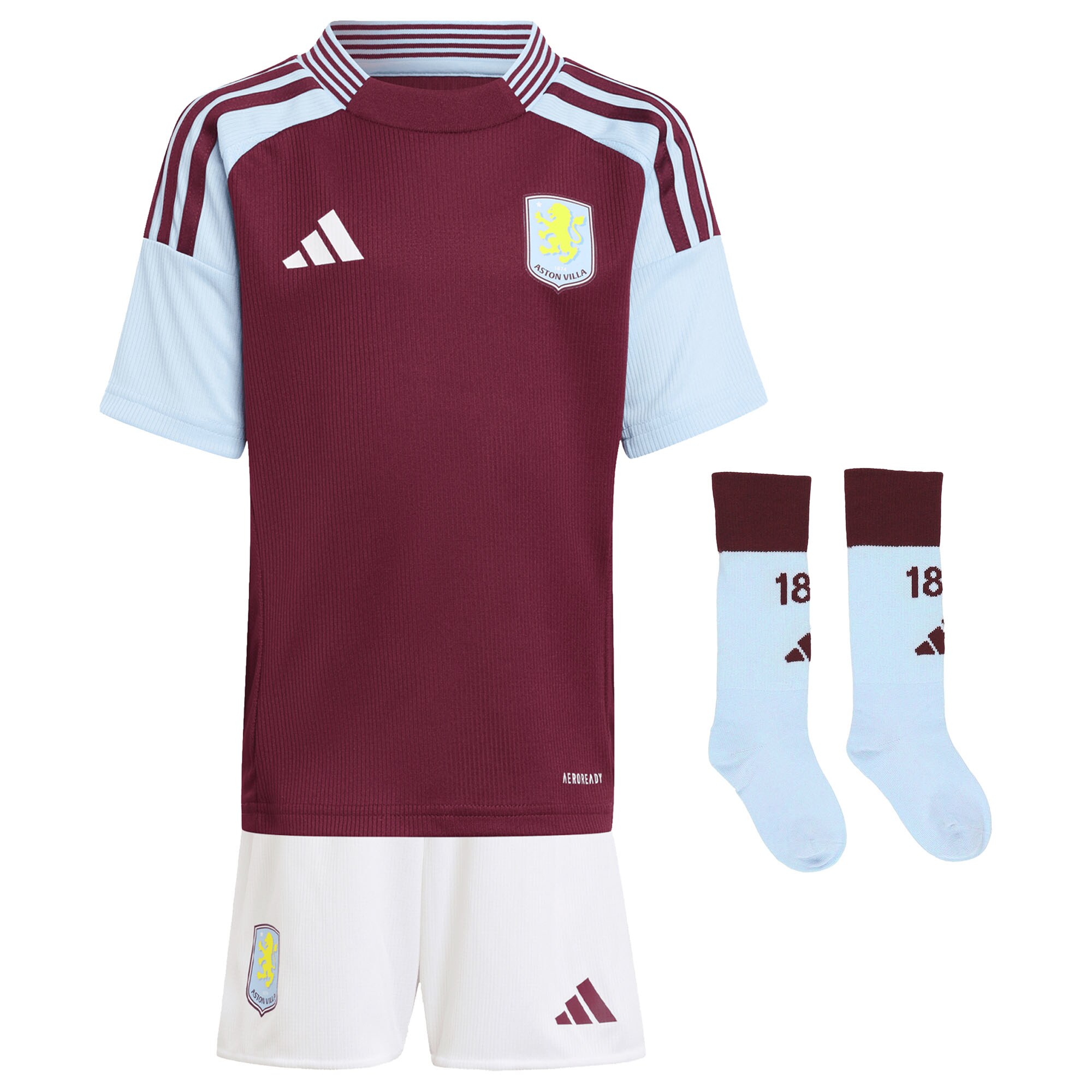 aston villa adidas home mini kit 2024-25 with bogarde 26 printing Collection | Authentic Aston Villa Shirts