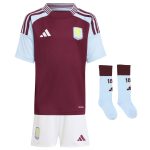 aston villa adidas home mini kit 2024-25 with custom printing Collection | Authentic Aston Villa Shirts