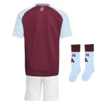 aston villa adidas home mini kit 2024-25 with custom printing Collection | Authentic Aston Villa Shirts