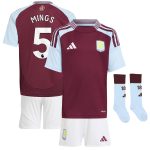 aston villa adidas home mini kit 2024-25 with mings 5 printing Collection | Authentic Aston Villa Shirts