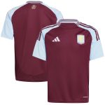 aston villa adidas home shirt 2024-25 – kids Collection | Authentic Aston Villa Shirts