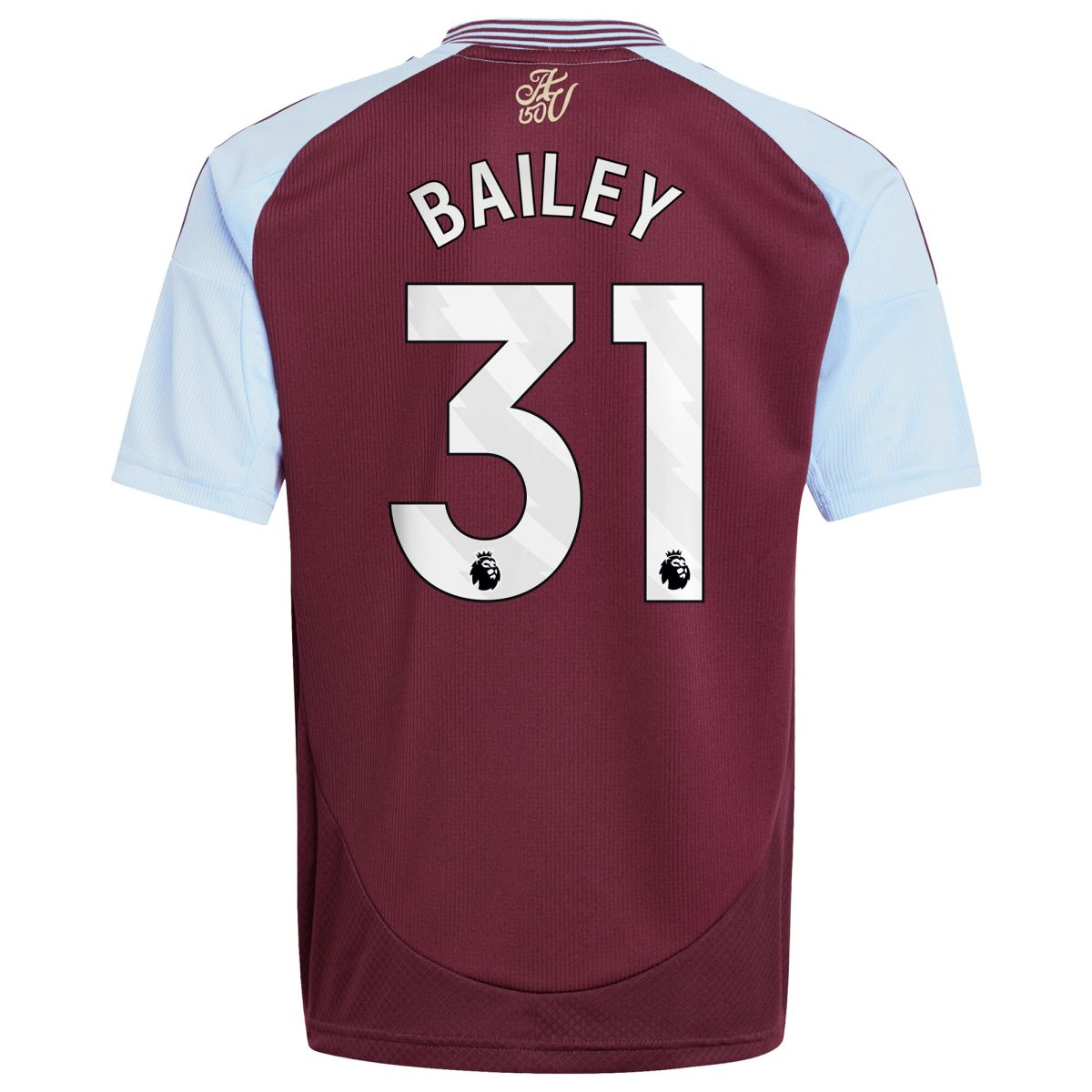 aston villa adidas home shirt 2024-25 – kids with bailey 31 printing Collection | Authentic Aston Villa Shirts