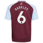 aston villa adidas home shirt 2024-25 – kids with barkley 6 printing Collection | Authentic Aston Villa Shirts