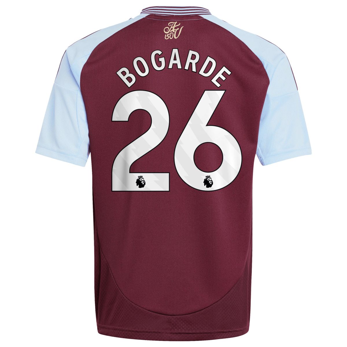 aston villa adidas home shirt 2024-25 – kids with bogarde 26 printing Collection | Authentic Aston Villa Shirts