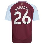 aston villa adidas home shirt 2024-25 – kids with bogarde 26 printing Collection | Authentic Aston Villa Shirts