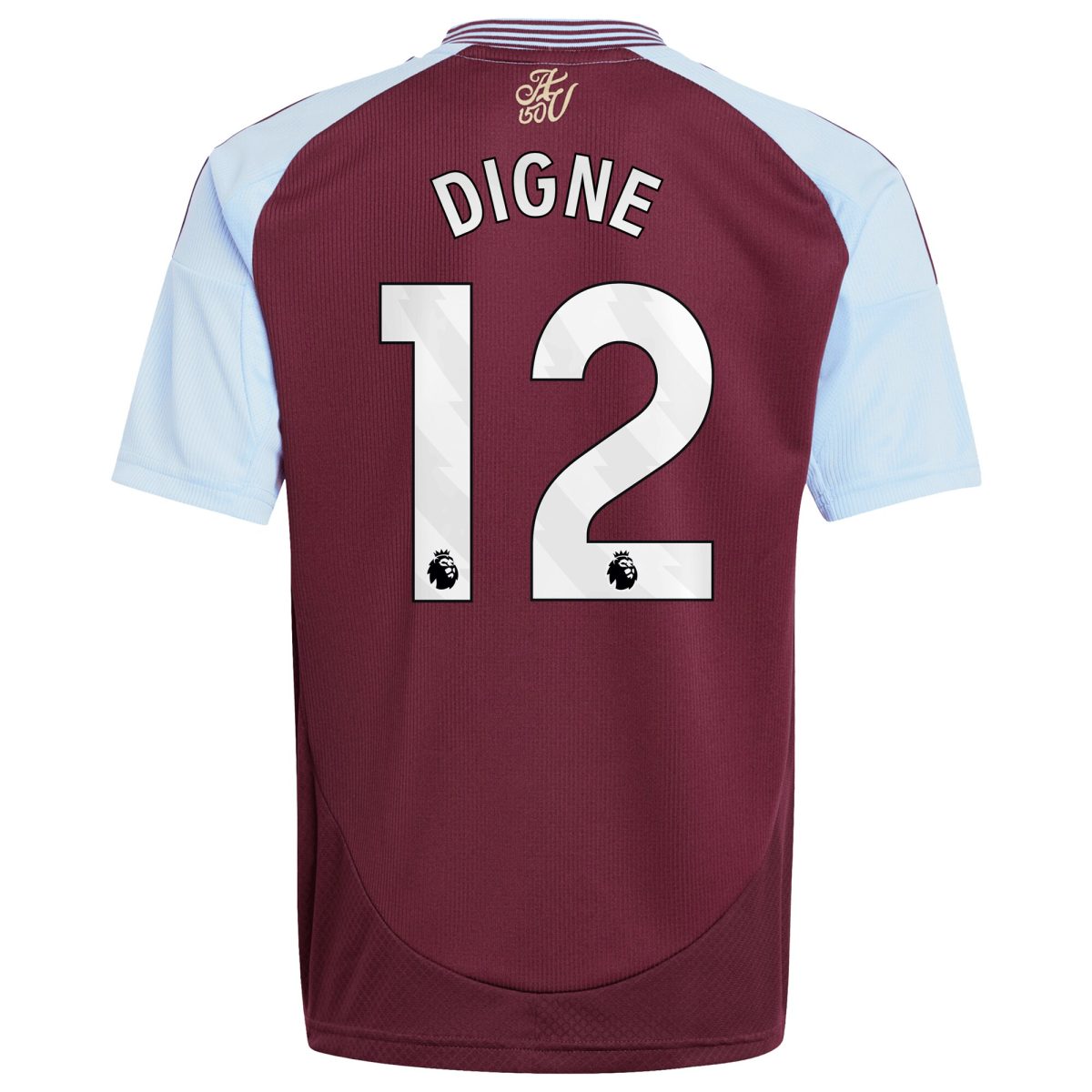 aston villa adidas home shirt 2024-25 – kids with digne 12 printing Collection | Authentic Aston Villa Shirts