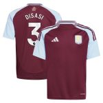 aston villa adidas home shirt 2024-25 – kids with disasi 3 printing Collection | Authentic Aston Villa Shirts
