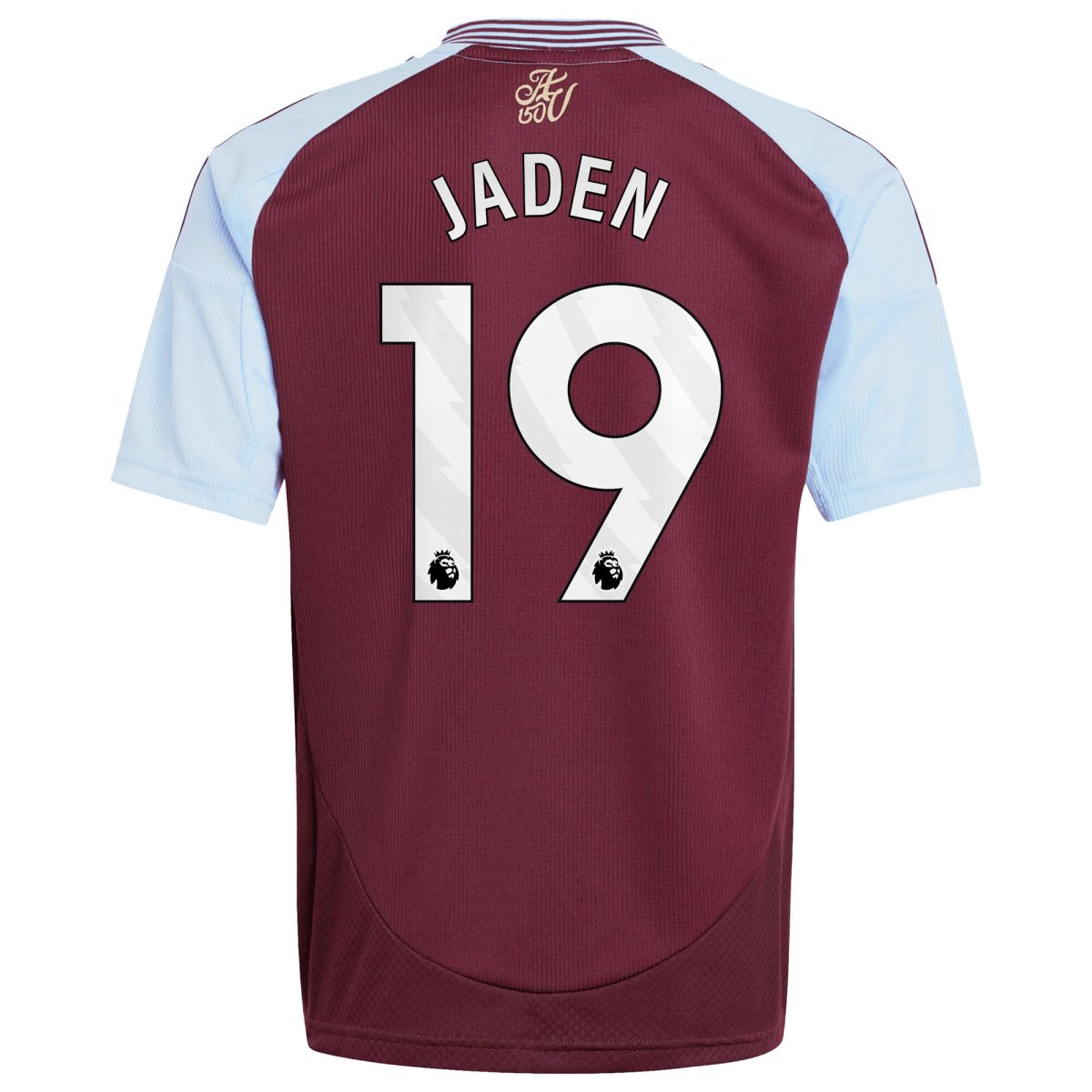 aston villa adidas home shirt 2024-25 – kids with jaden 19 printing Collection | Authentic Aston Villa Shirts