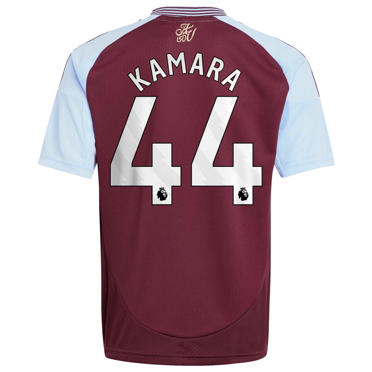 aston villa adidas home shirt 2024-25 – kids with kamara 44 printing Collection | Authentic Aston Villa Shirts