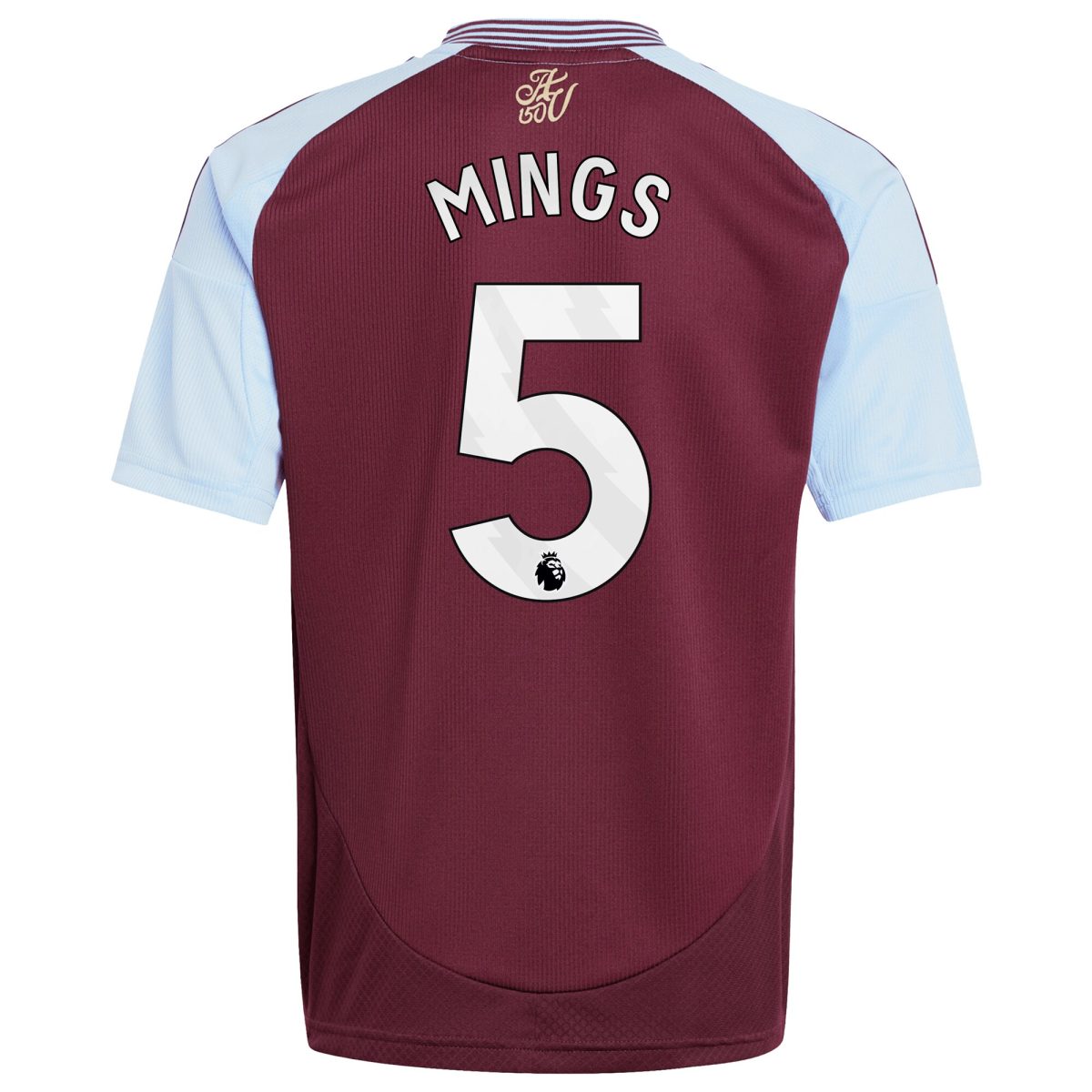 aston villa adidas home shirt 2024-25 – kids with mings 5 printing Collection | Authentic Aston Villa Shirts