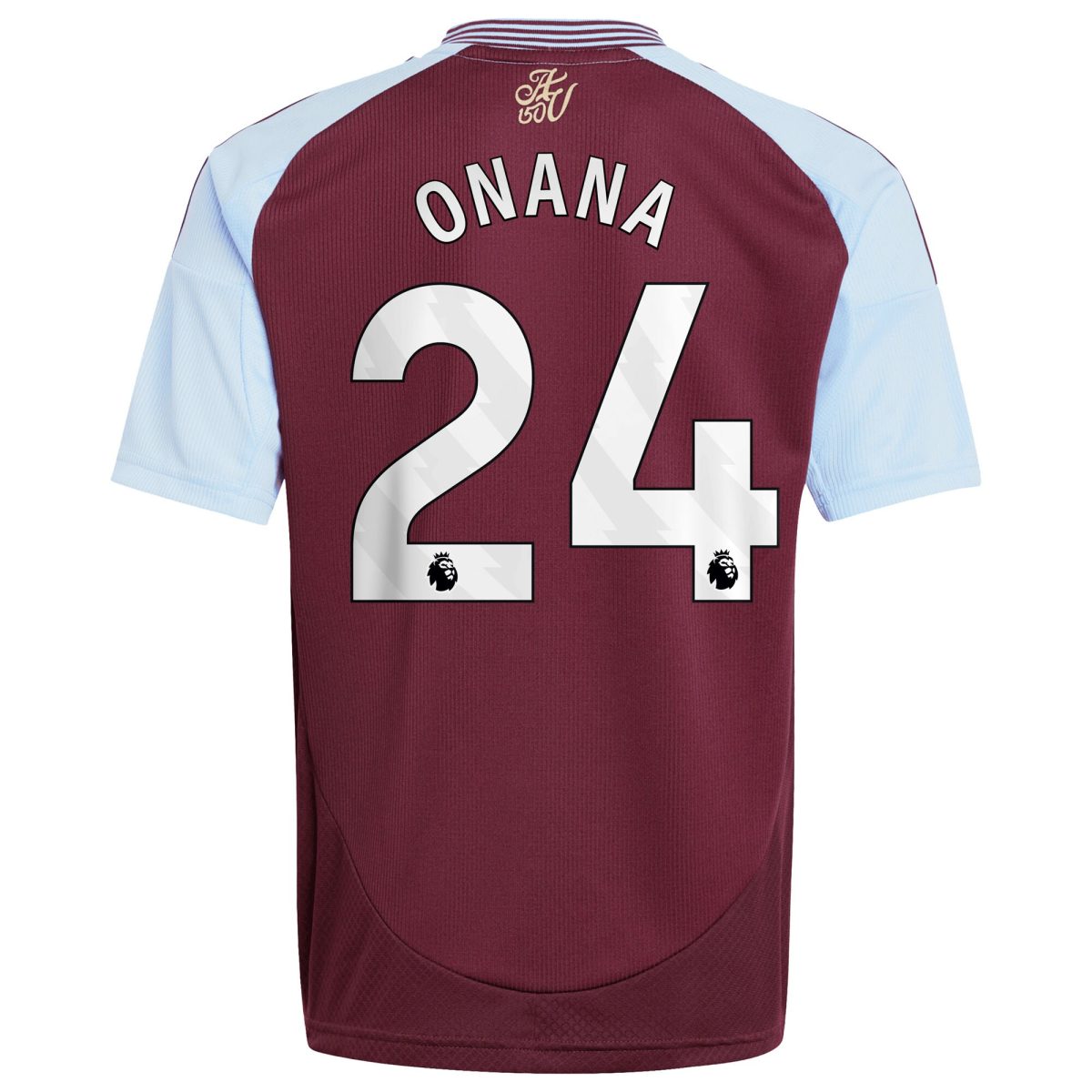 aston villa adidas home shirt 2024-25 – kids with onana 24 printing Collection | Authentic Aston Villa Shirts