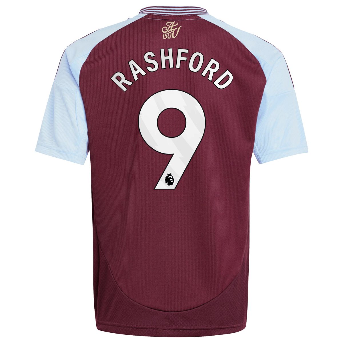 aston villa adidas home shirt 2024-25 – kids with rashford 9 printing Collection | Authentic Aston Villa Shirts