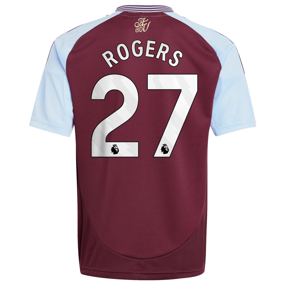 aston villa adidas home shirt 2024-25 – kids with rogers 27 printing Collection | Authentic Aston Villa Shirts