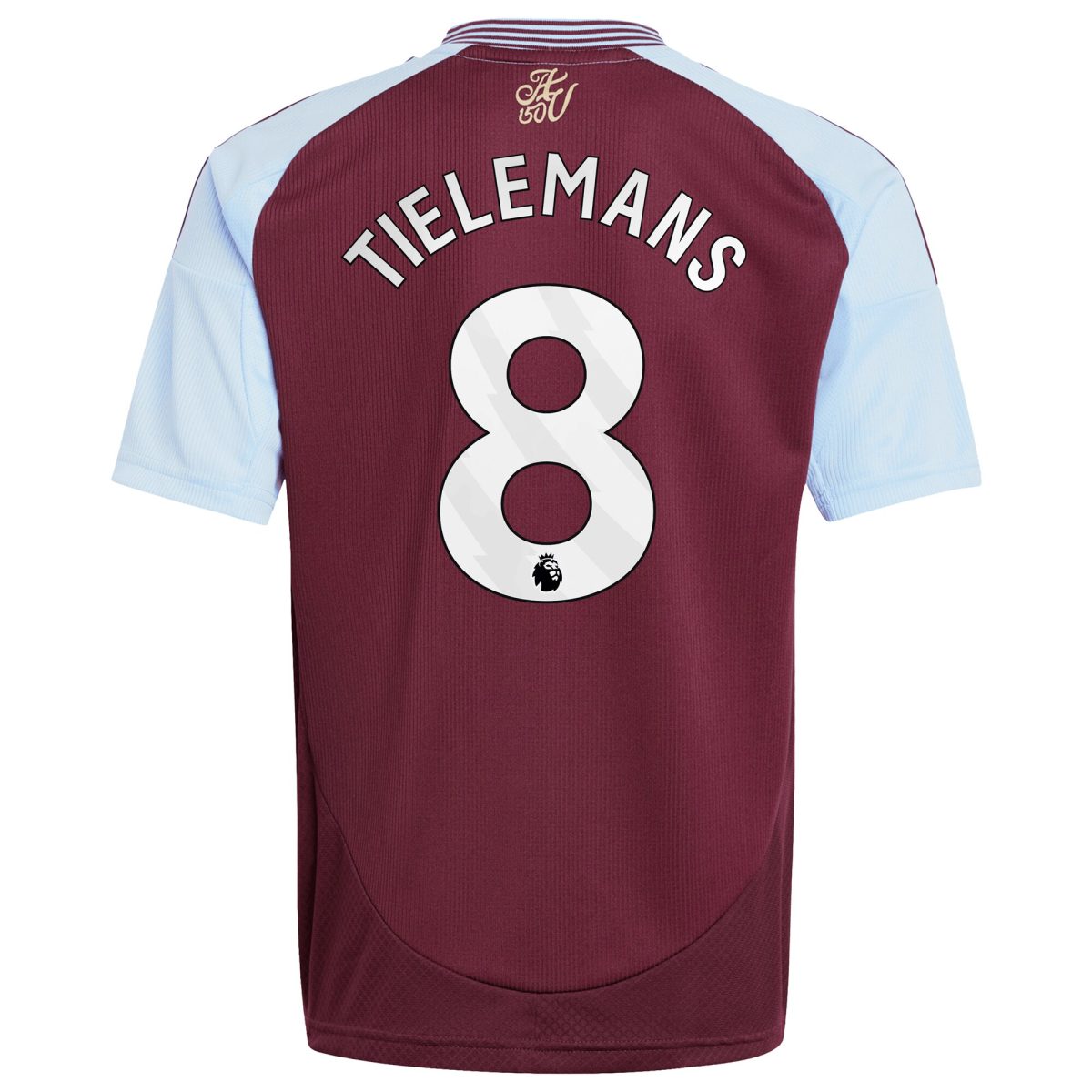 aston villa adidas home shirt 2024-25 – kids with tielemans 8 printing Collection | Authentic Aston Villa Shirts