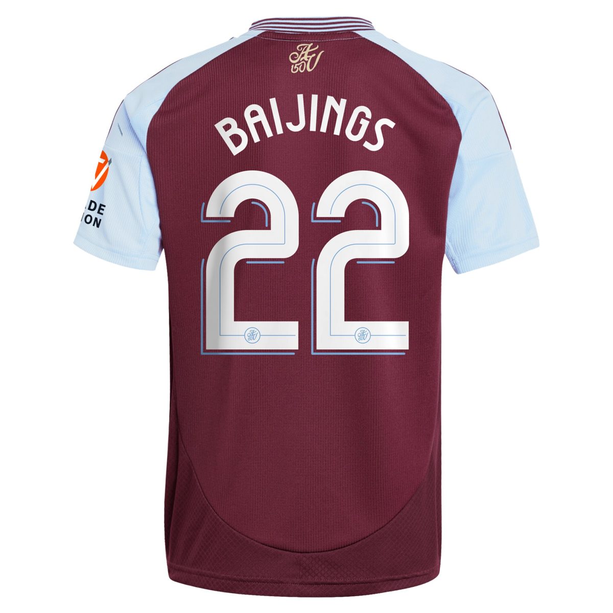 aston villa adidas home shirt 2024-25 with baijings 22 cup printing Collection | Authentic Aston Villa Shirts