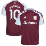 aston villa adidas home shirt 2024-25 with buendia 10 printing Collection | Authentic Aston Villa Shirts