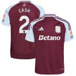 aston villa adidas home shirt 2024-25 with cash 2 printing Collection | Authentic Aston Villa Shirts