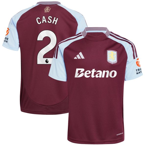 aston villa adidas home shirt 2024-25 with cash 2 printing Collection | Authentic Aston Villa Shirts