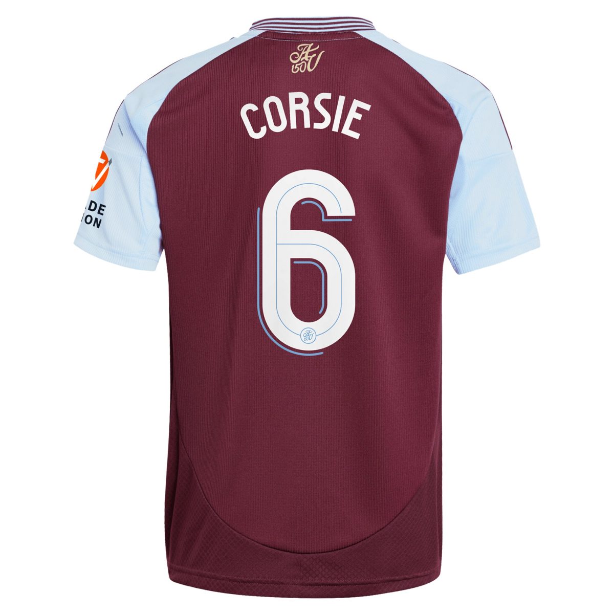 aston villa adidas home shirt 2024-25 with corsie 6 cup printing Collection | Authentic Aston Villa Shirts