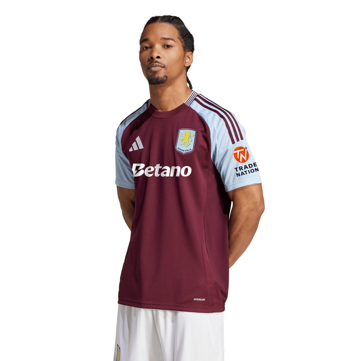 aston villa adidas home shirt 2024-25 with custom printing Collection | Authentic Aston Villa Shirts
