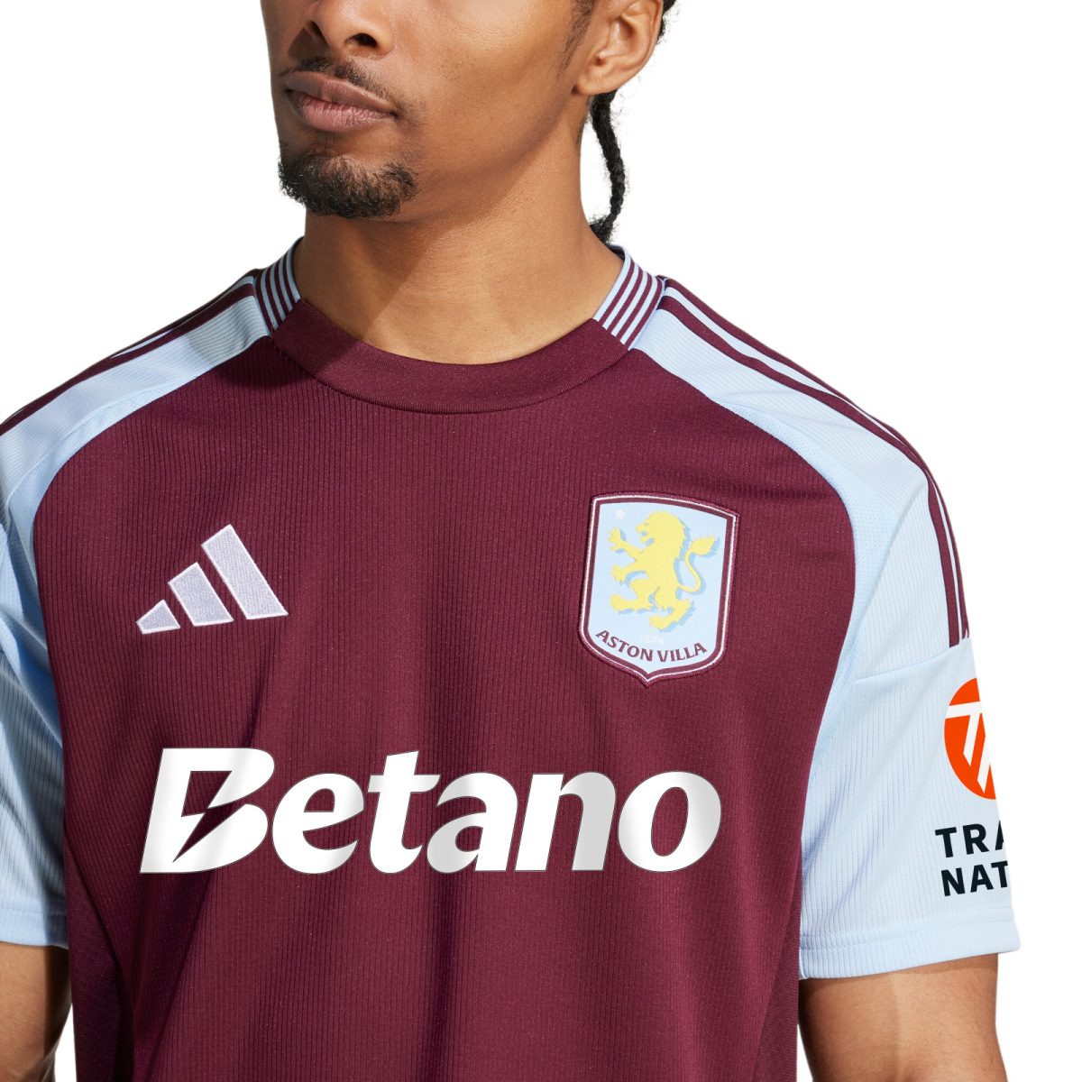 aston villa adidas home shirt 2024-25 with custom printing Collection | Authentic Aston Villa Shirts