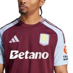aston villa adidas home shirt 2024-25 with custom printing Collection | Authentic Aston Villa Shirts