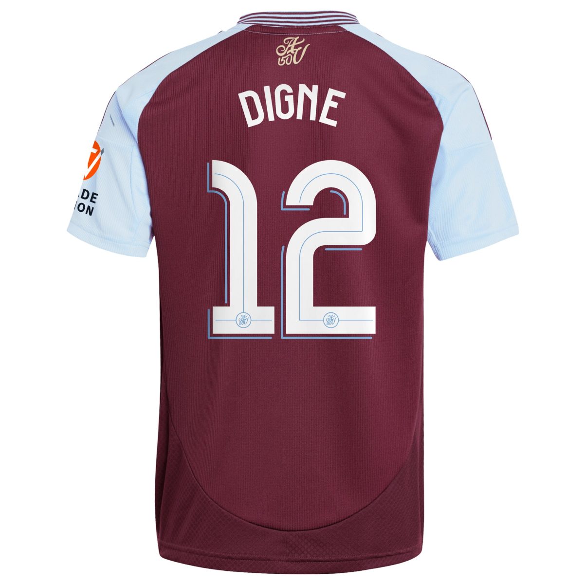 aston villa adidas home shirt 2024-25 with digne 12 cup printing Collection | Authentic Aston Villa Shirts