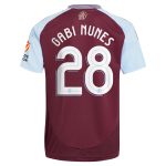 aston villa adidas home shirt 2024-25 with gabi nunes 28 cup printing Collection | Authentic Aston Villa Shirts
