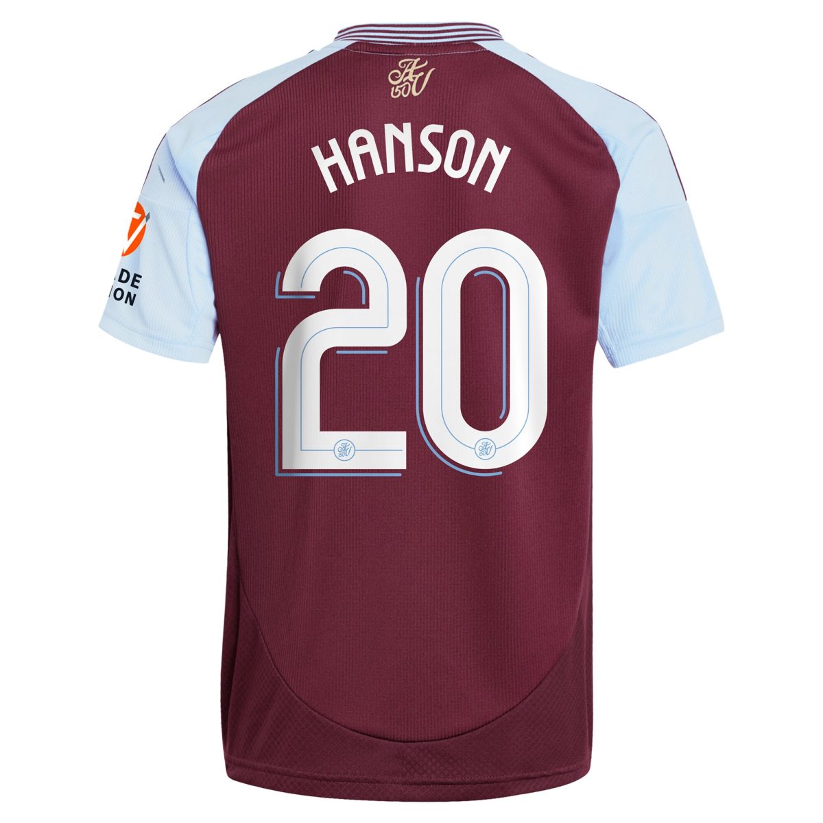 aston villa adidas home shirt 2024-25 with hanson 20 cup printing Collection | Authentic Aston Villa Shirts