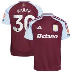 aston villa adidas home shirt 2024-25 with hause 30 printing Collection | Authentic Aston Villa Shirts