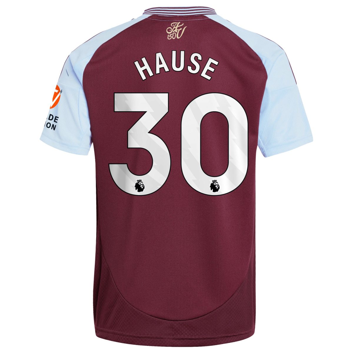 aston villa adidas home shirt 2024-25 with hause 30 printing Collection | Authentic Aston Villa Shirts