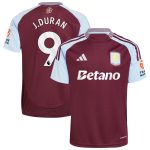 aston villa adidas home shirt 2024-25 with j.duran 9 printing Collection | Authentic Aston Villa Shirts
