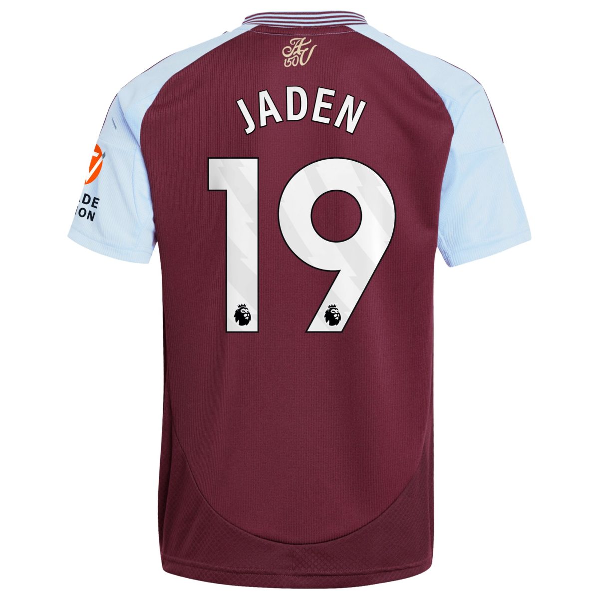aston villa adidas home shirt 2024-25 with jaden 19 printing Collection | Authentic Aston Villa Shirts