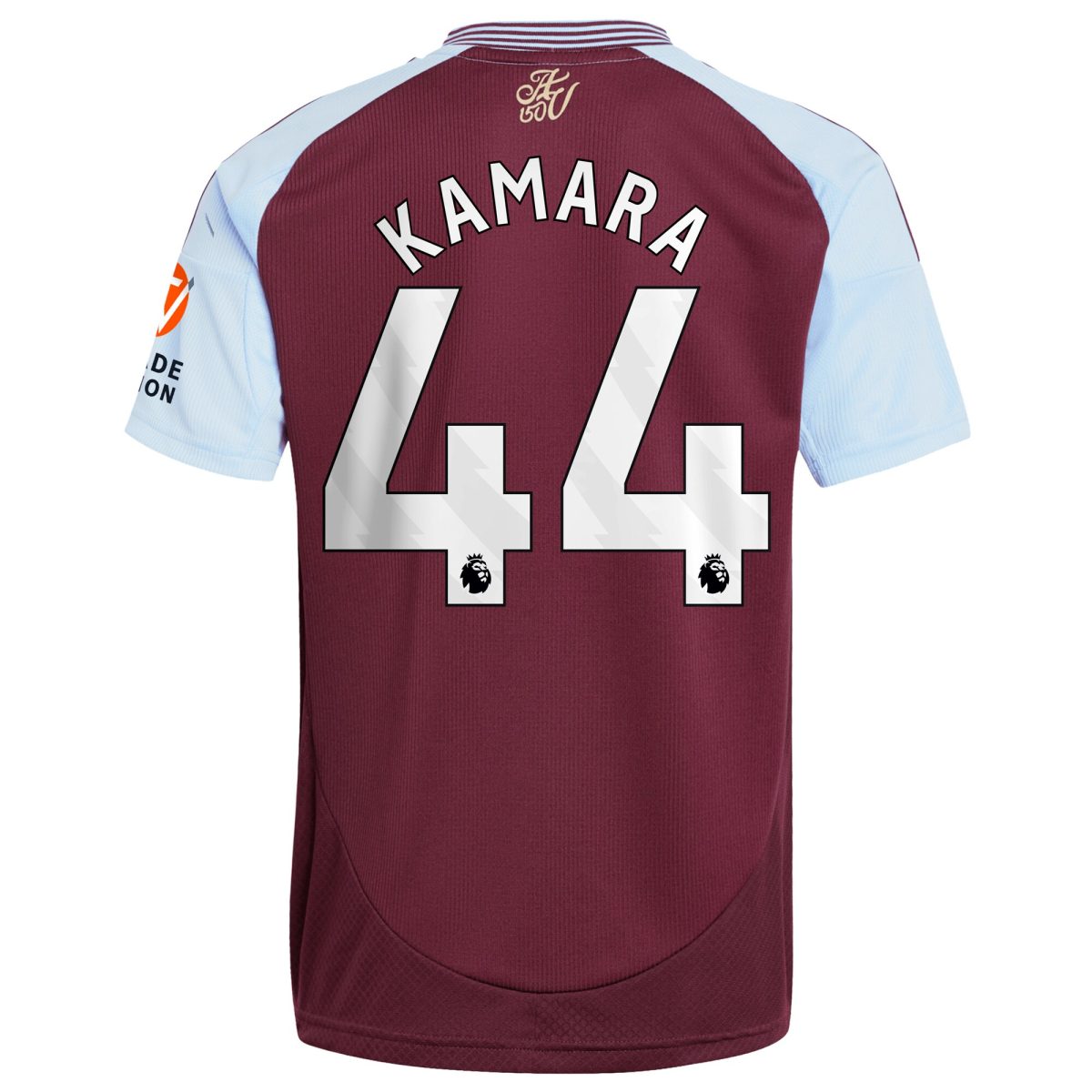 aston villa adidas home shirt 2024-25 with kamara 44 printing Collection | Authentic Aston Villa Shirts