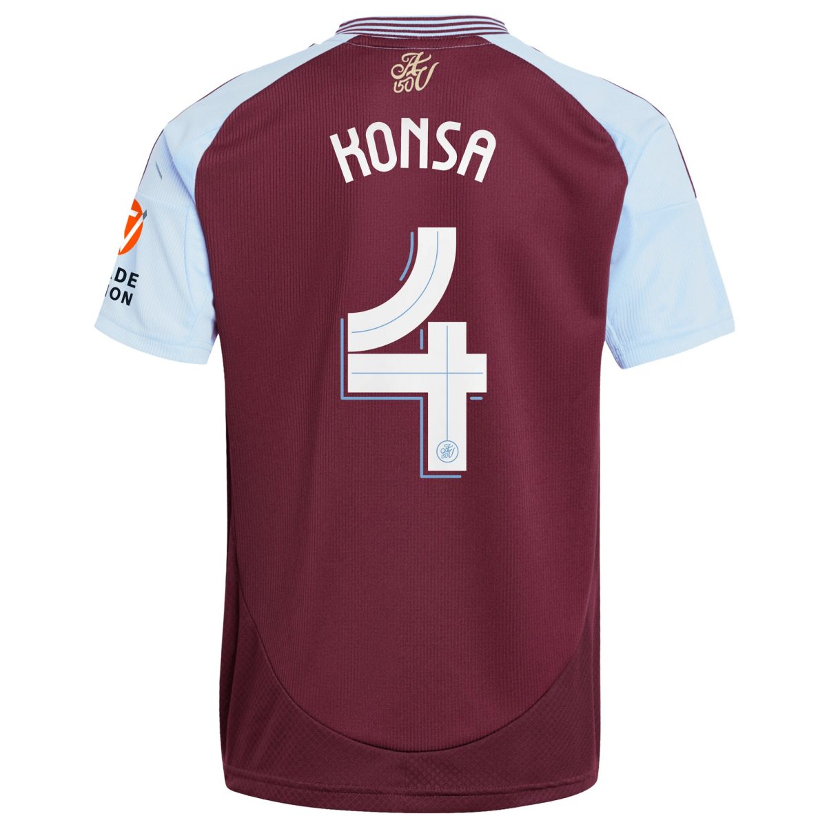 aston villa adidas home shirt 2024-25 with konsa 4 cup printing Collection | Authentic Aston Villa Shirts