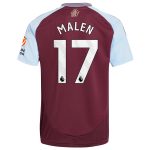 aston villa adidas home shirt 2024-25 with malen 17 printing Collection | Authentic Aston Villa Shirts